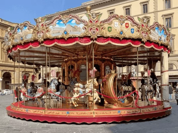 carousel piazza repubblica florence 1 day itinerary