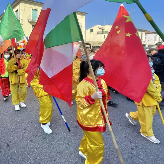 Chinese Dragon Parade Prato Italy